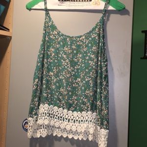 Floral tank top
